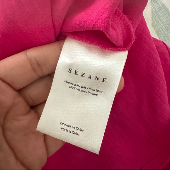 Sézane Abelia Bright Pink size 34 - READ - Picture 8 of 8